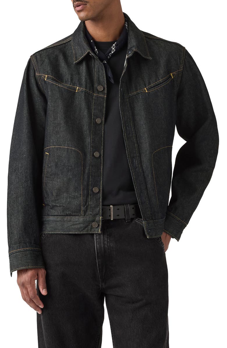 Levi's Market Miners Trucker Denim Jacket, Main, color, 