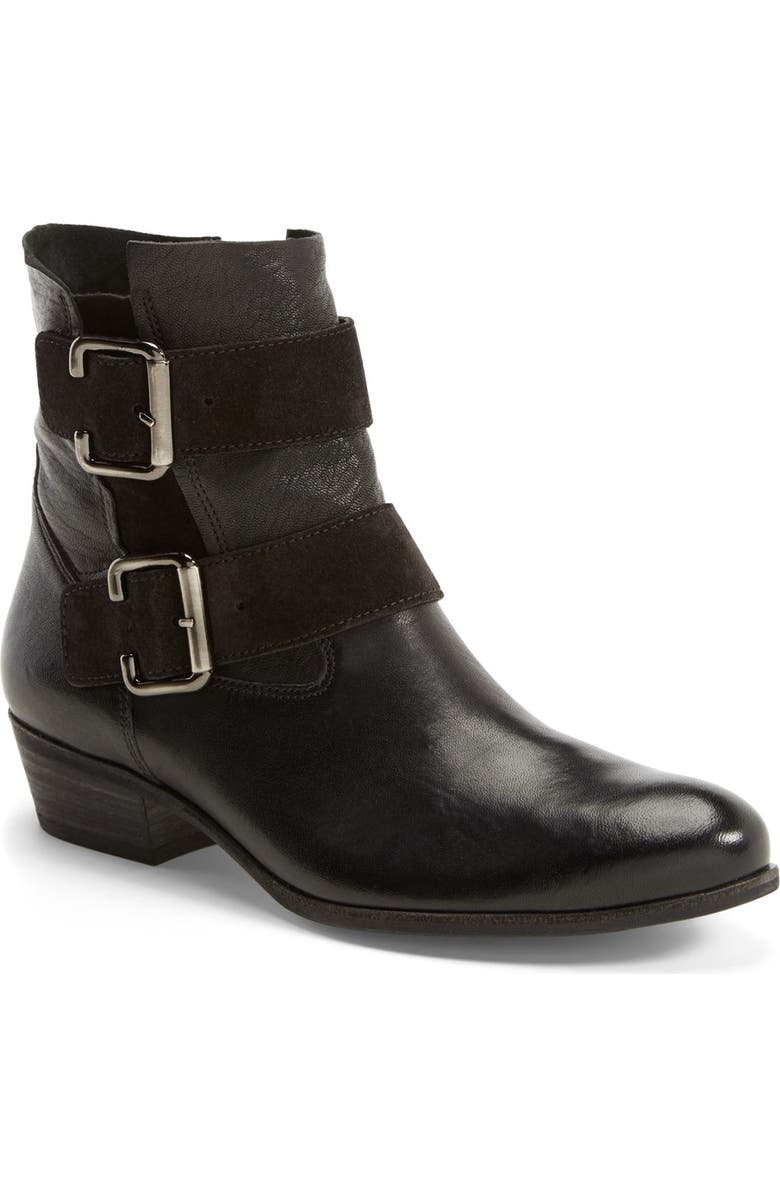Paul Green 'Denver' Belted Biker Boot, Main, color,