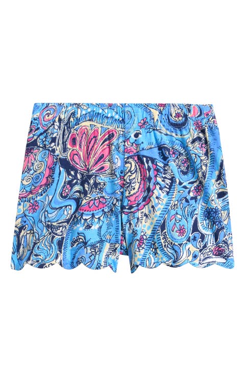 Kids' Mini Leva Scalloped Shorts
