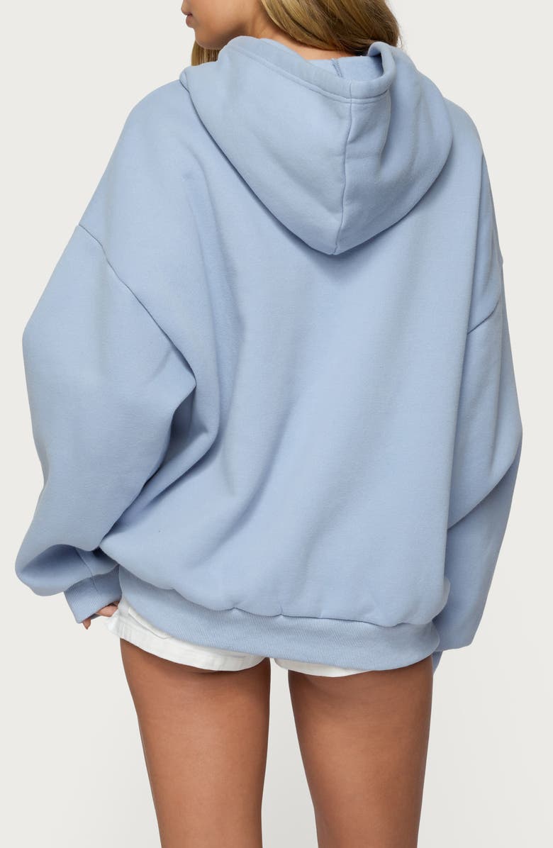 EDIKTED 82 Oversize Hoodie, Alternate, color, Light-Blue