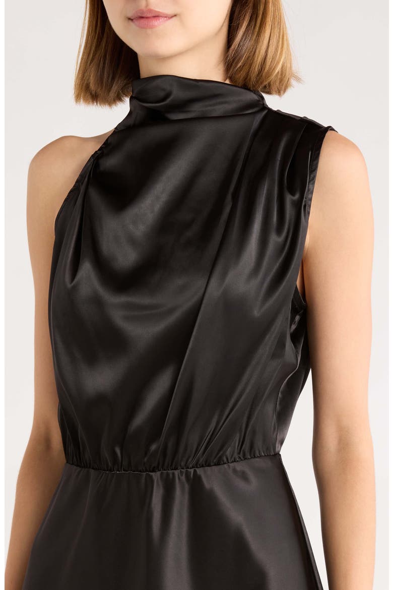 Esmena Sleeveless Minidress, Alternate, color, BLACK