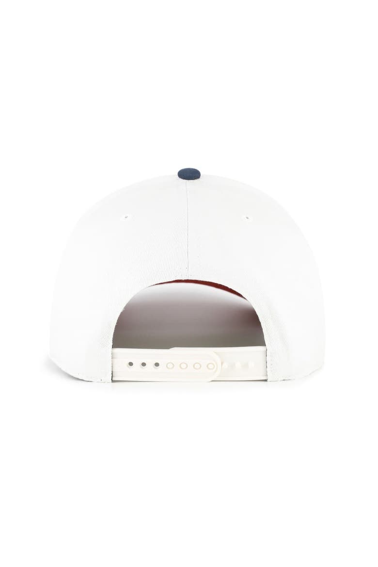 Men's '47 White/Navy Dallas Cowboys Contemporary Two-Tone Hitch Adjustable Hat, Alternate, color, White