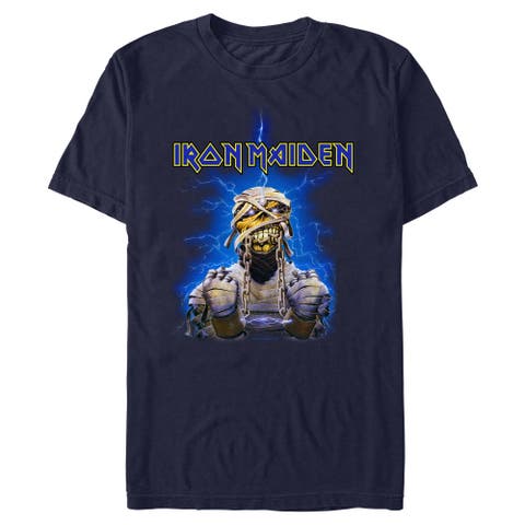 Men's Iron Maiden Powerslave Mummy  Graphic T-Shirt