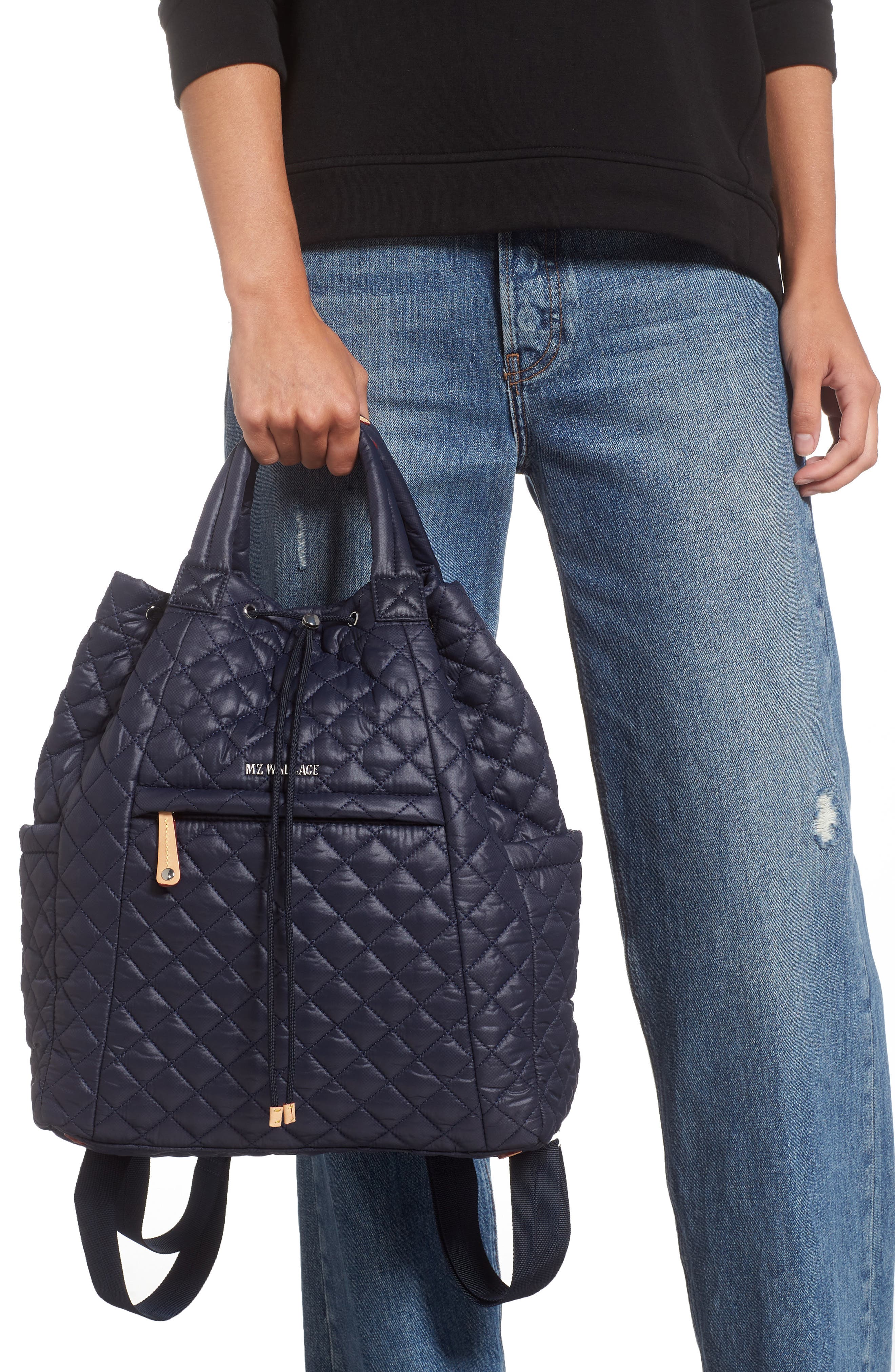 Metro Water Resistant Convertible Backpack, Alternate, color, DARK BLUE