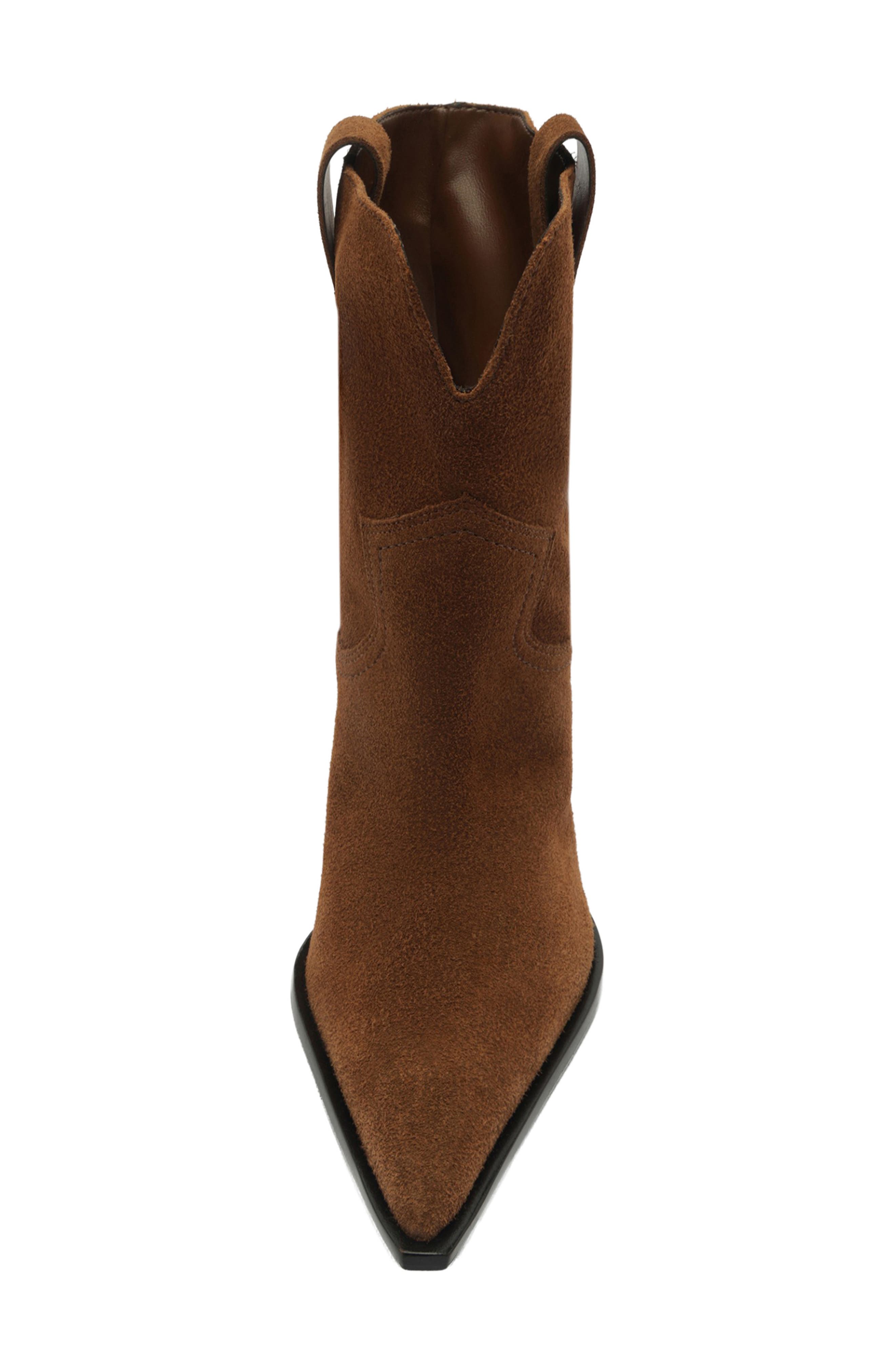 Schutz Memphis Western Boot, Alternate, color, Pecan Brown