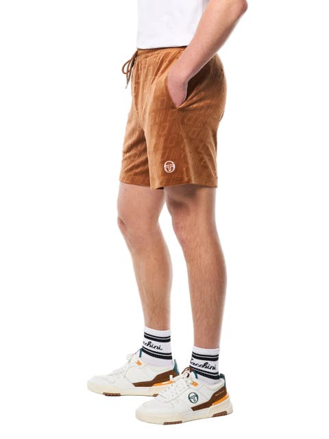 Bandiera Debossed Velour Short