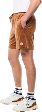 Sergio Tacchini Bandiera Debossed Velour Short