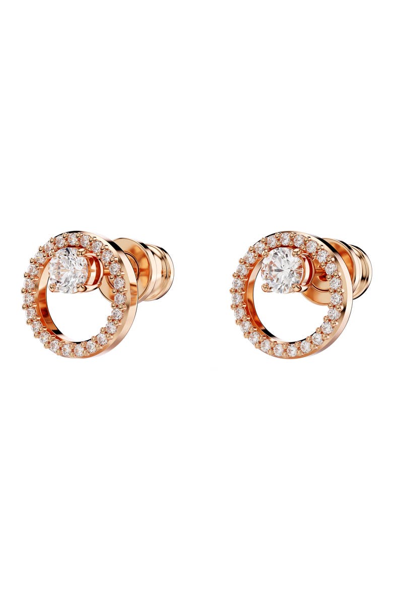 Constella Drop Earrings, Alternate, color, ROSE GOLD