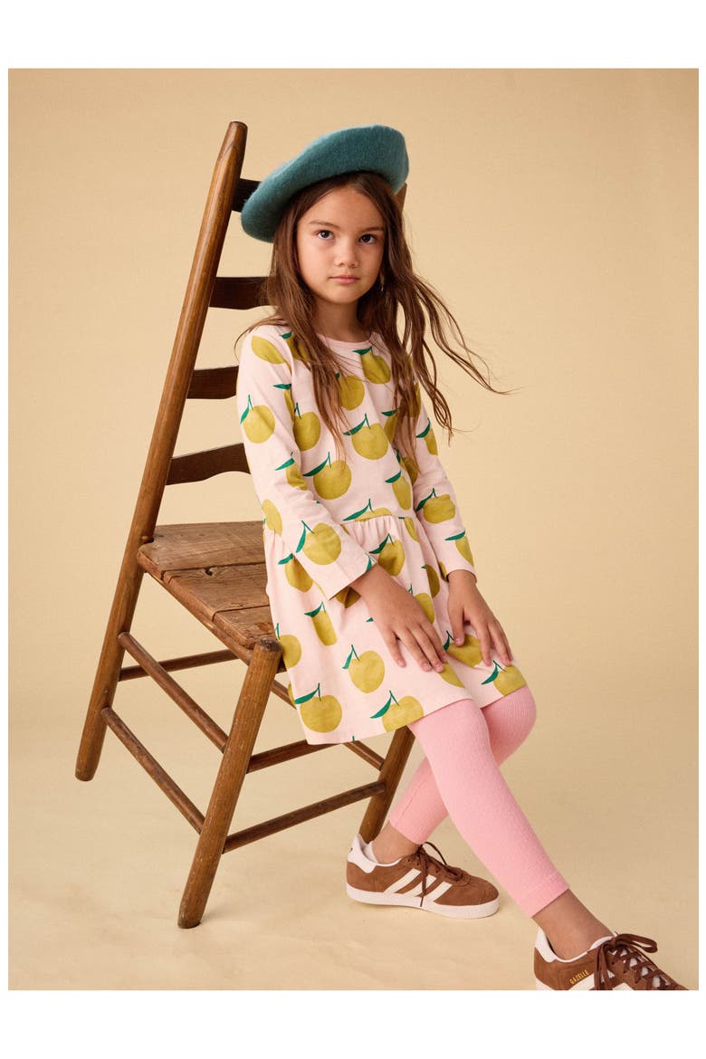 Long Sleeve Skirted Dress, Alternate, color, Asian Pear
