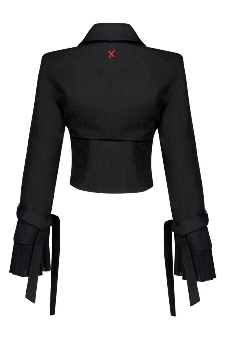 Your *Itch Corset Blazer Jacket, Alternate, color, BLACK