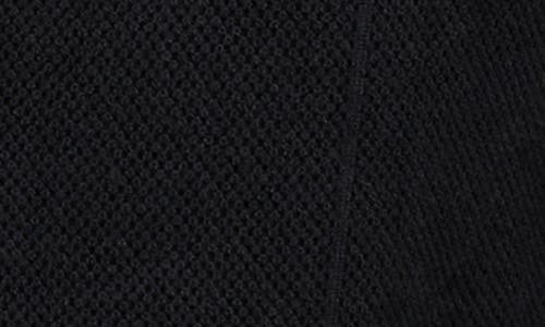 Shop Spring + Mercer Patch Pocket Button-up Polo Sweater In Black