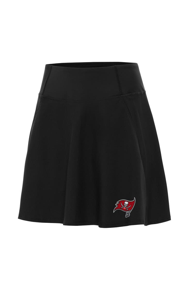 ANTIGUA Women's Antigua Black Tampa Bay Buccaneers Chip Skort, Main, color, Black