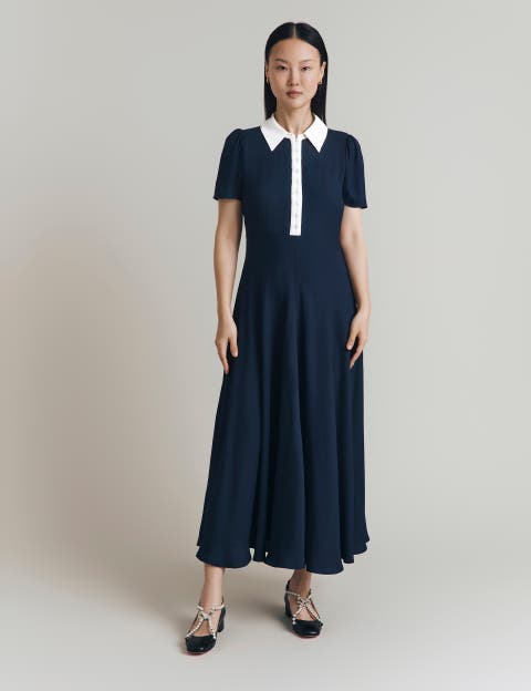 Bethan Crepe Midi Shirt Dress