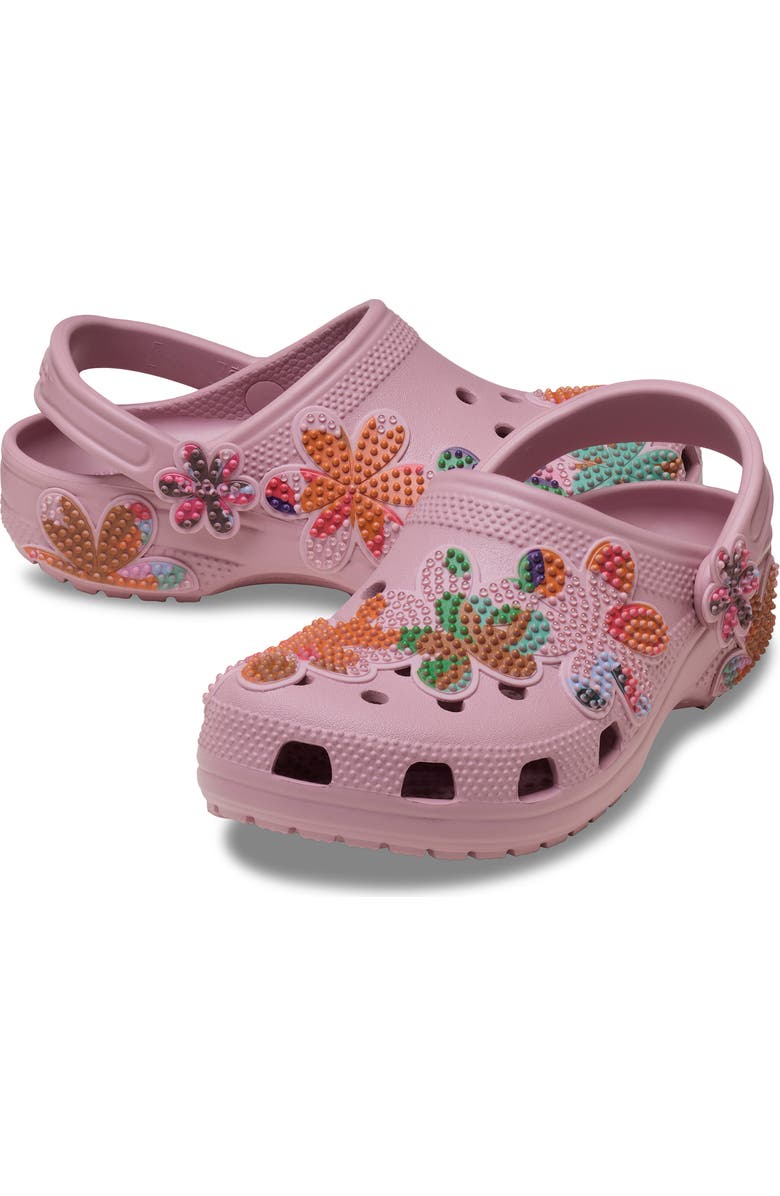 CROCS Classic Beaded Clog, Alternate, color, Mauve