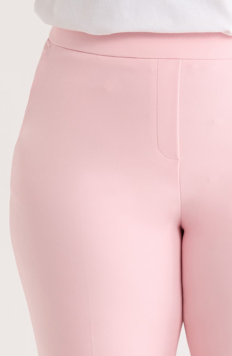 Anne Klein Grace High Waist Pull-On Pants, Alternate, color, Rose Water