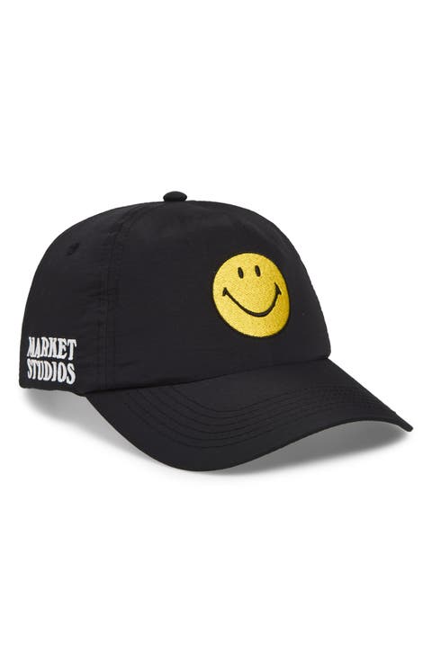 SMILEY® Patch Snapback Baseball Cap