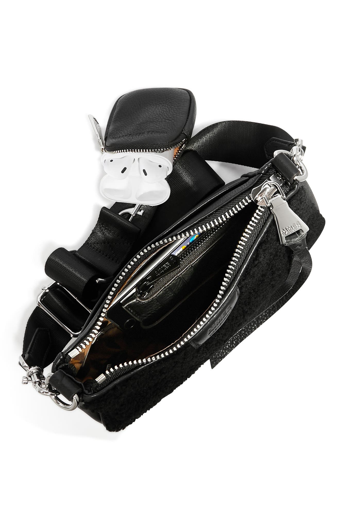 Aimee Kestenberg Topaz Leather Crossbody with Pouch, Alternate, color, 