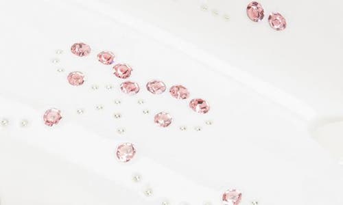 Sandy Liang Princess Crystal Embellished Claw Clip In White