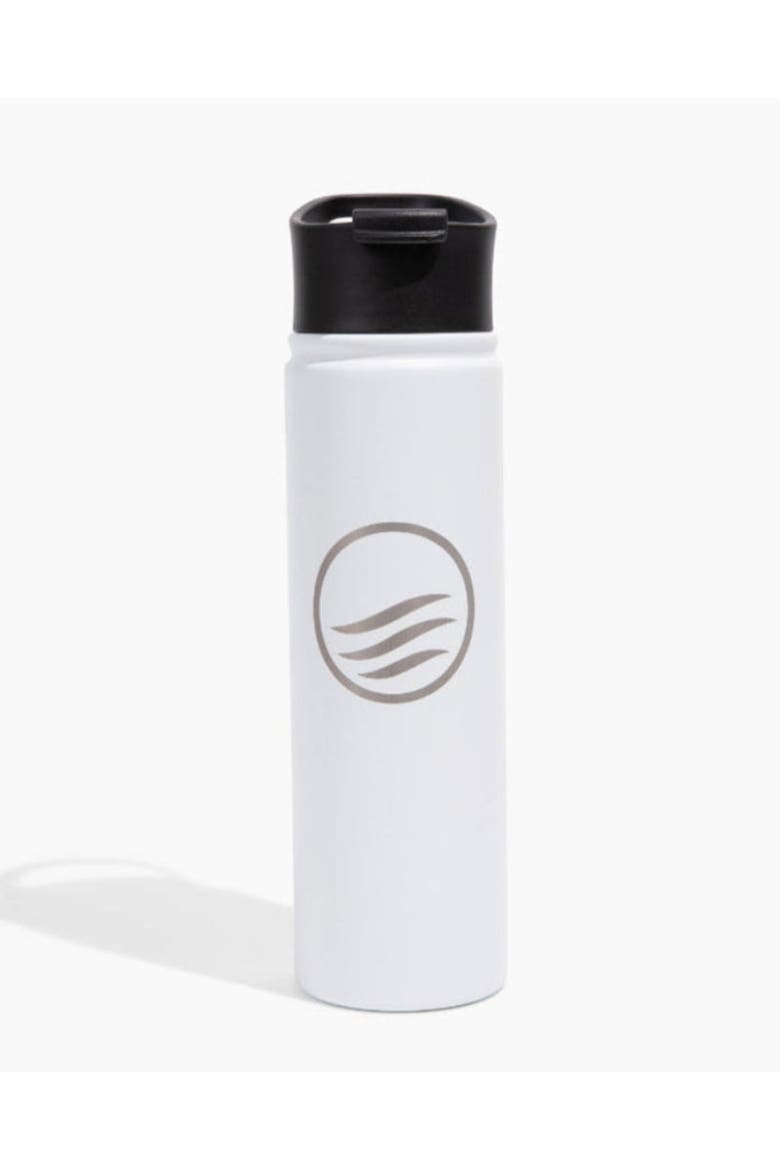 22 OZ Logo Insulated Steel Bottle, Main, color, White