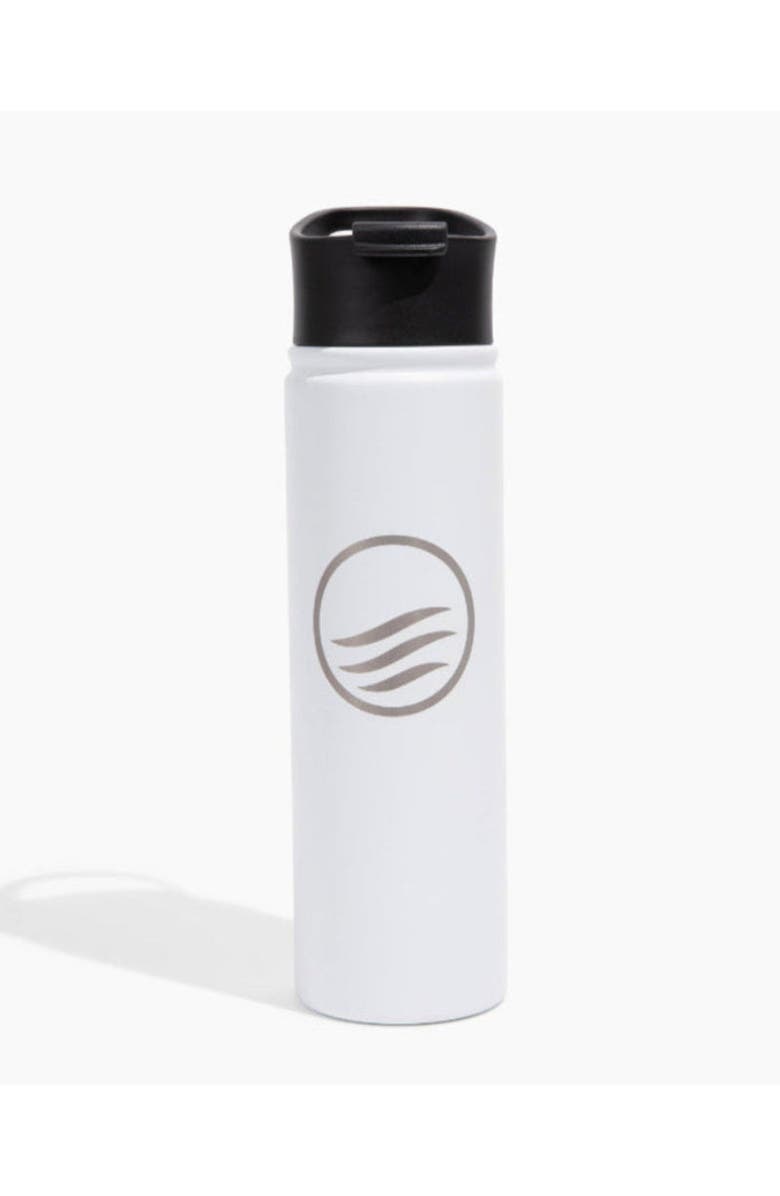 United By Blue 22 OZ Logo Insulated Steel Bottle, Main, color, White