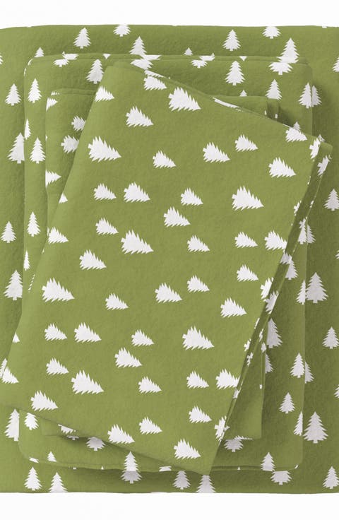 Turkish Cotton Flannel Lodge Sheet Set