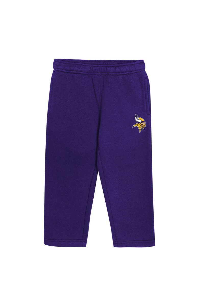 Outerstuff Toddler Outerstuff Purple Minnesota Vikings Lineman Fleece Hoodie & Pants Set, Alternate, color, Purple