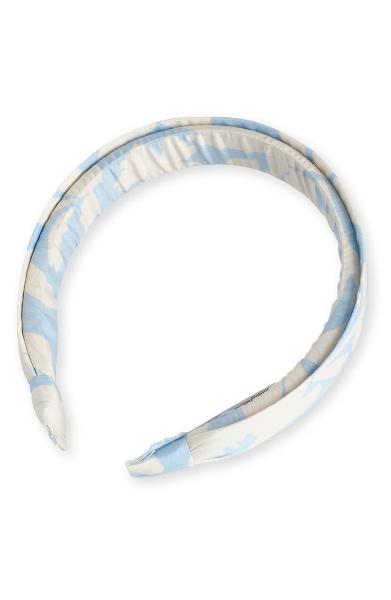 Scotch & Soda Kids' Print Dress & Headband Set, Alternate, color, Skyway