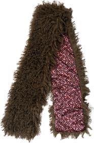Nicole Miller Mongolian Faux Fur Scarf