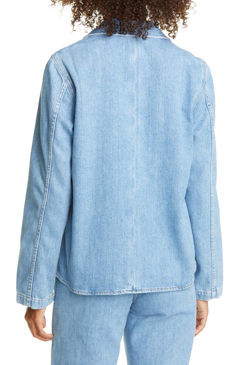 TRAVE Ingrid Denim Blazer, Alternate, color, 