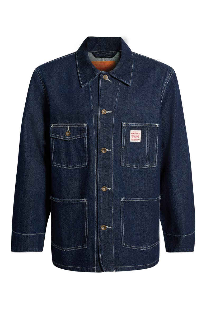 Berkley Cotton Denim Chore Coat, Alternate, color, MORNIN CLASSICAL T
