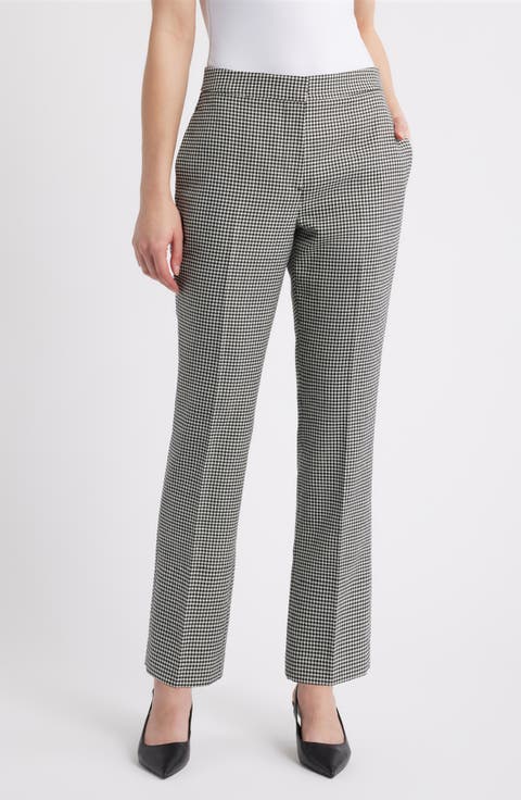 The Greta Wool Blend Check Pants