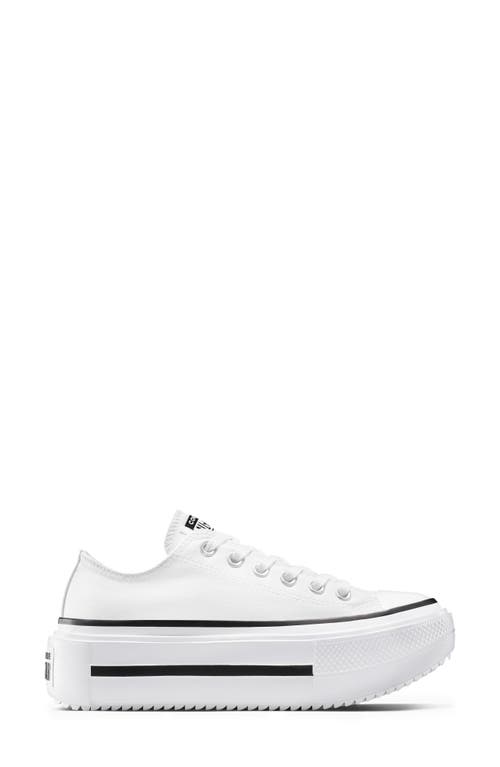 Converse Gender Inclusive Chuck Taylor All Star Lift Double Stack Low Top Platform Sneaker In Multi
