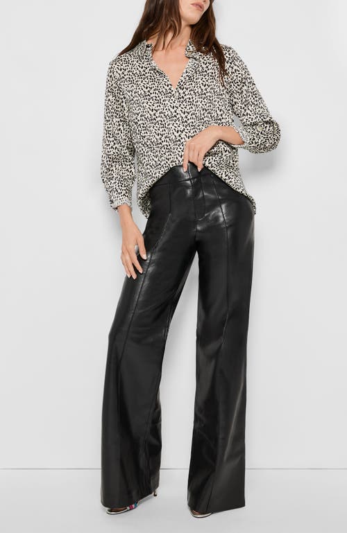 As By Df Marais Blouse In Polka Leopard Print