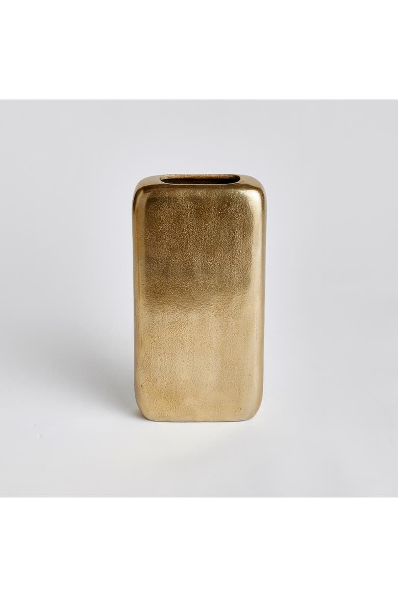 Ravi Rectangular Vase, Alternate, color, Gold