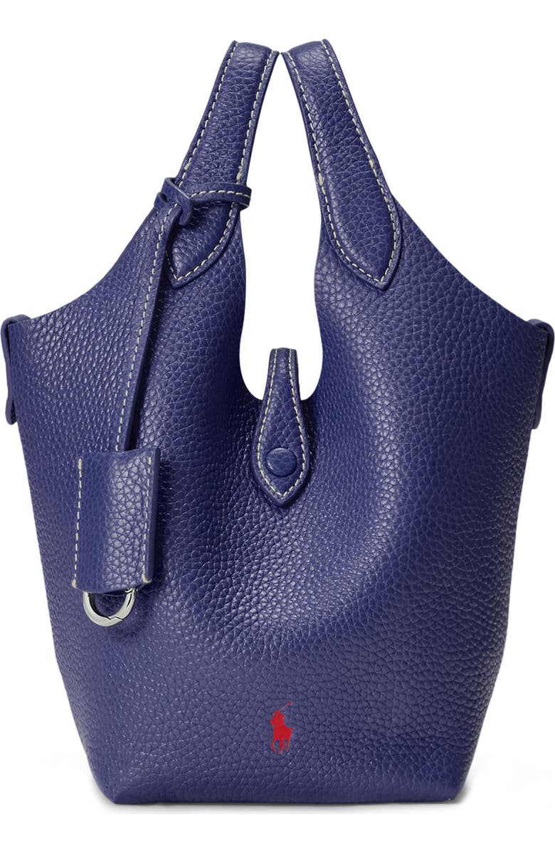 Polo Ralph Lauren Small Polo Play Crossbody Tote, Main, color, Ink