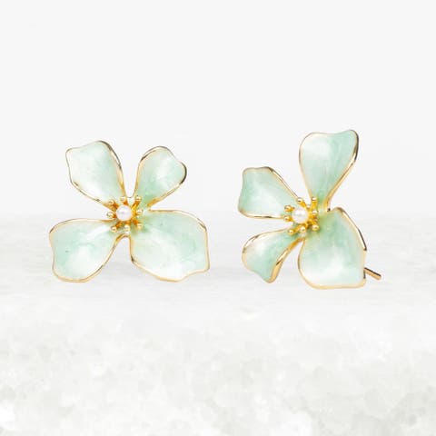 Hope In Bloom Flower Earrings