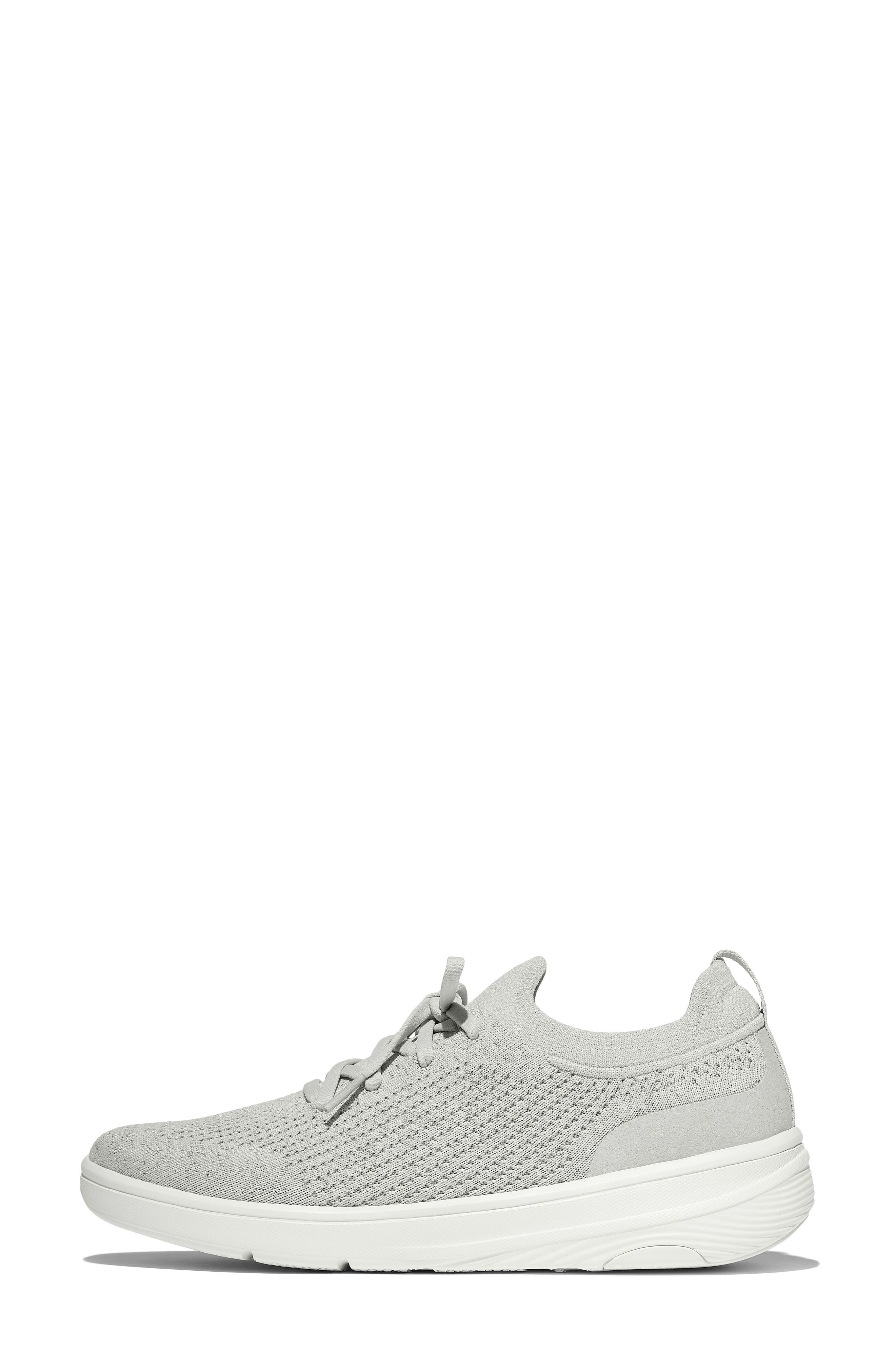 SUPER-Q Knit Sneaker, Alternate, color, ARCTIC GREY/ SILVER