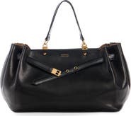 Balenciaga Fan Leather Handbag