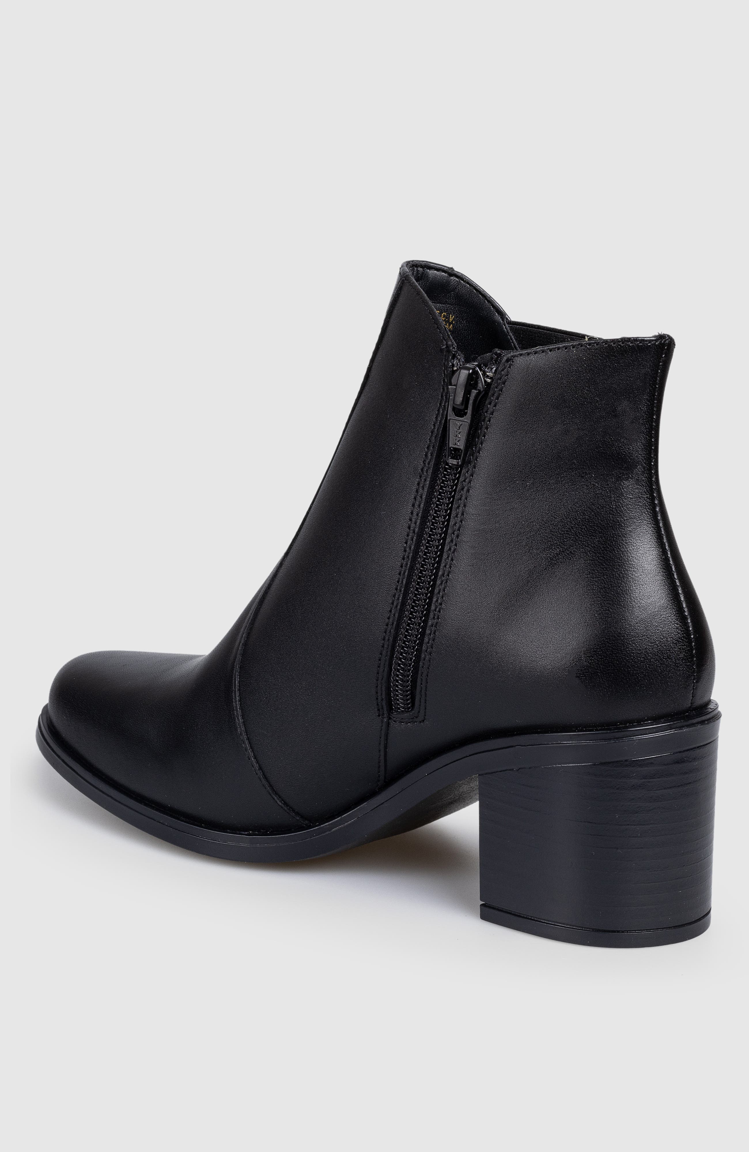 Manela Alex "V" Chelsea Bootie, Alternate, color, Black