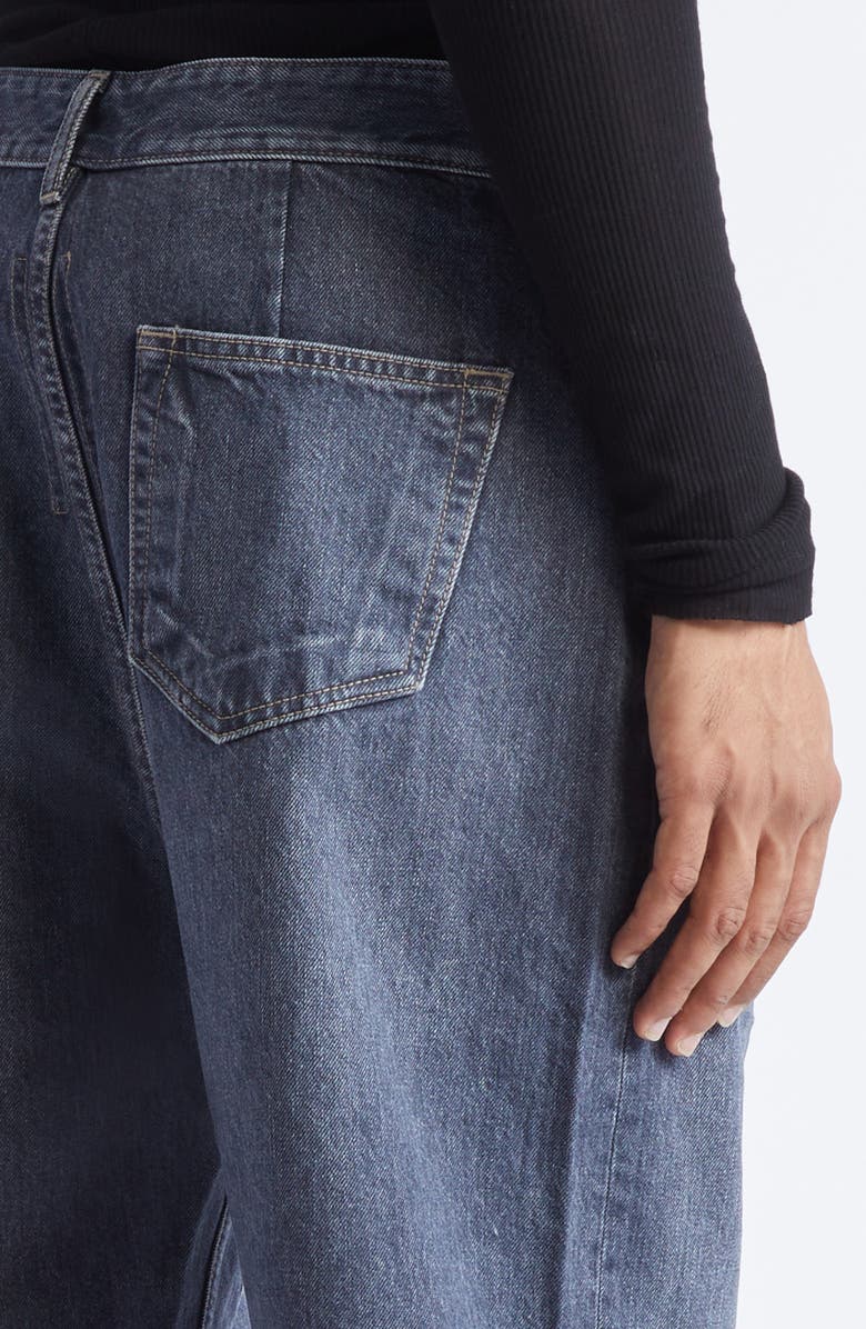 Rick Owens DRKSHDW Geth Wide Leg Jeans, Alternate, color, Washed Grey