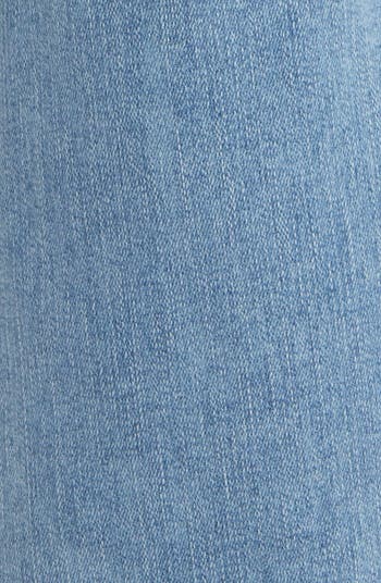 Le Easy Raw Hem Mid Rise Flare Jeans