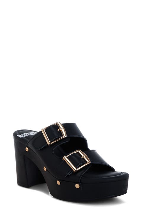 Kenna Double Buckle Strap Platform Sandal (Women)