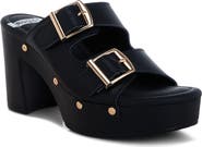 Rag & Co Kenna Double Buckle Strap Platform Sandal