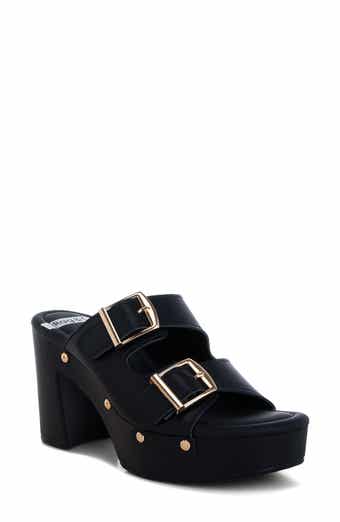 Rag & Co Kenna Double Buckle Strap Platform Sandal