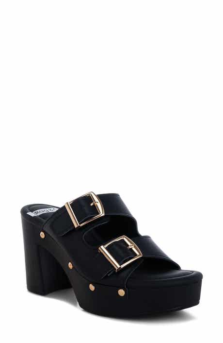 Rag & Co Kenna Double Buckle Strap Platform Sandal