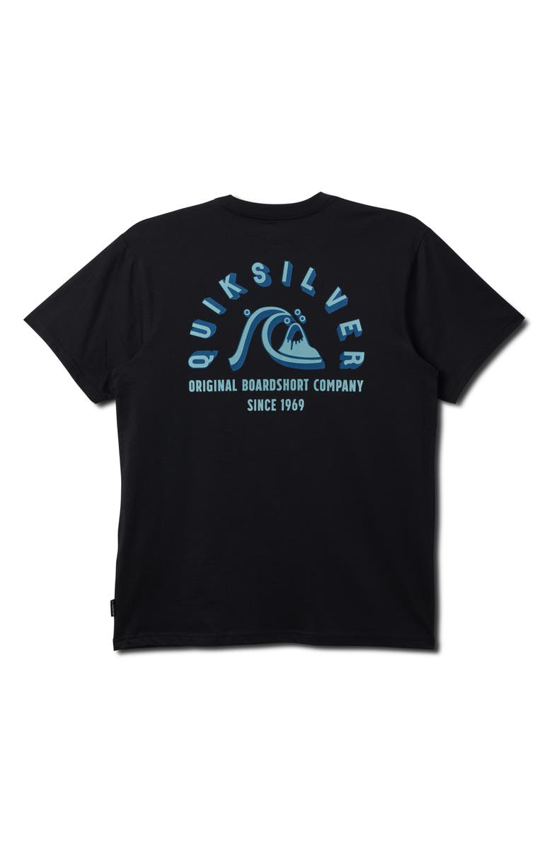 Quiksilver Shadow Block MT0 Graphic T-Shirt, Alternate, color, Black