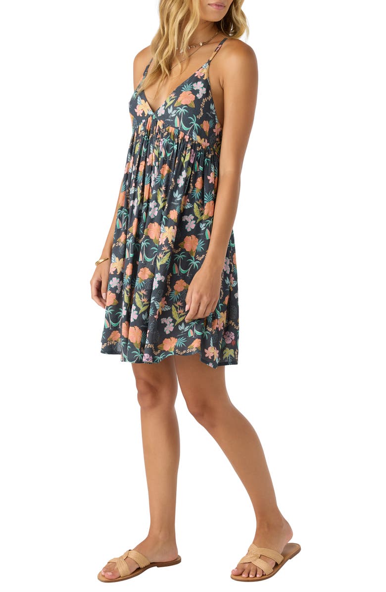 O'Neill Loinda Flow Mel Print Cover-up Minidress, Alternate, color,