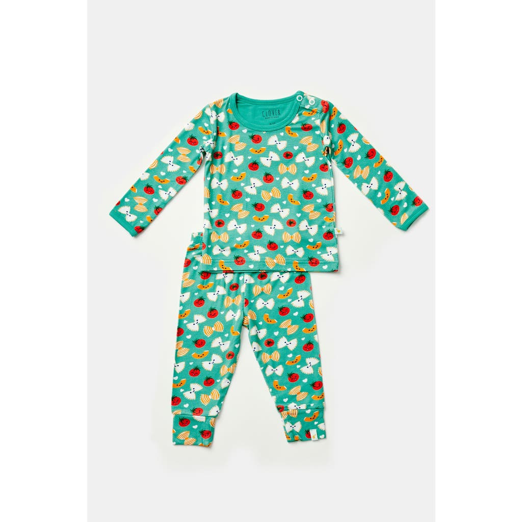 Clover Baby & Kids Long Sleeve Pajama Set - Pasta Night  product