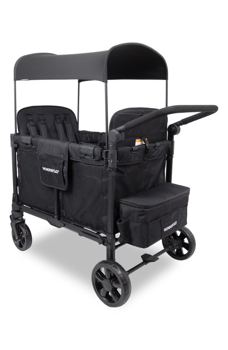 WonderFold W4 Elite Pro 4-Passenger Multifunctional Stroller Wagon, Main, color, 