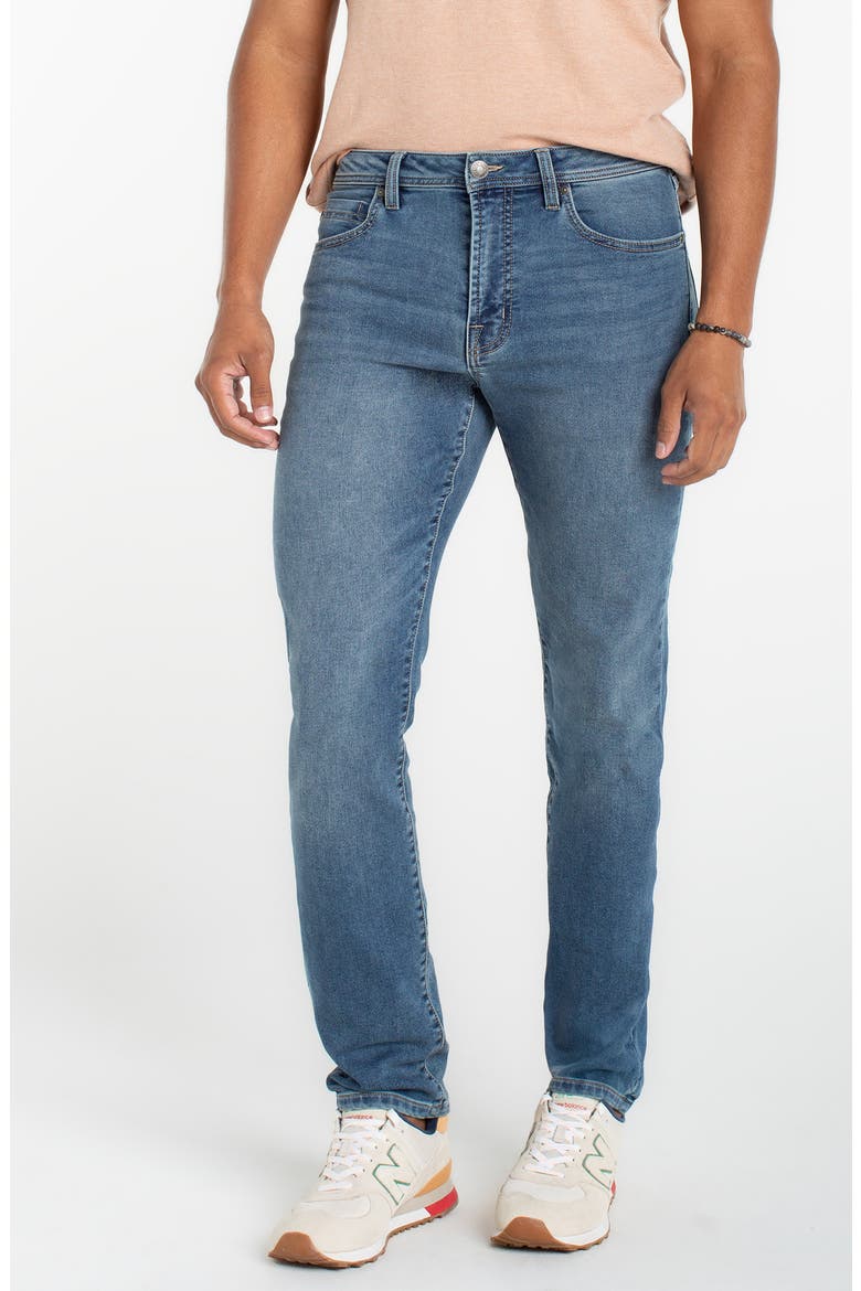 Kingston Modern Slim Straight Leg Stretch Jeans, Main, color, CERRITOS